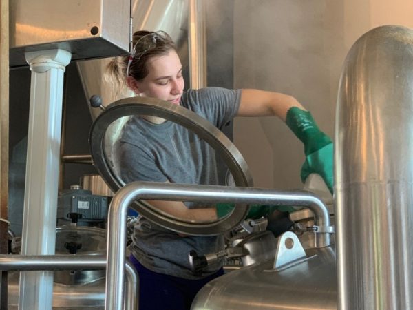 Scheduled to graduate after the spring semester, UD student and food science major Samantha Martin will become the first female brewer in Crooked Hammock Brewery’s young history. 