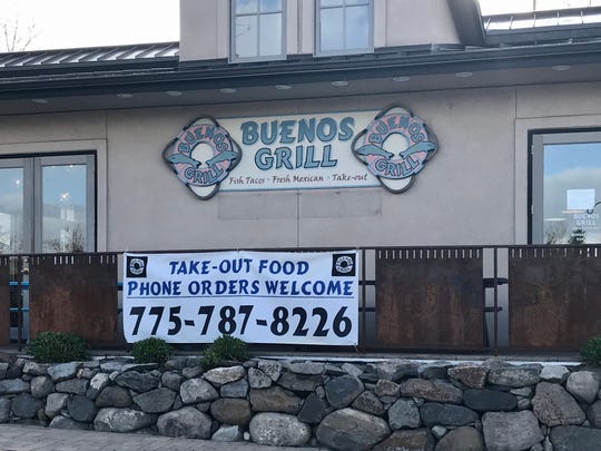 Buenos Grill in West Reno announces its takeout service being offered during the coronavirus shutdown.