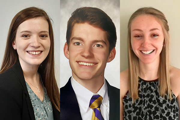 Samantha Hawkey, Theodore Jacoby IV, and Morgan Knapp each received the 2020 WCMA Cheese Industry Supplier Student Scholarship