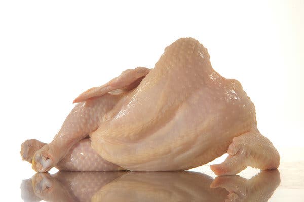 Chicken breasts turn from pink to white before reaching a temperature of 131 degrees, but aren’t considered safe until 158 degrees.