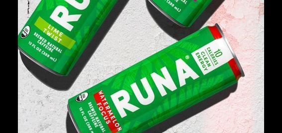 Runa, energy drink, vita coco